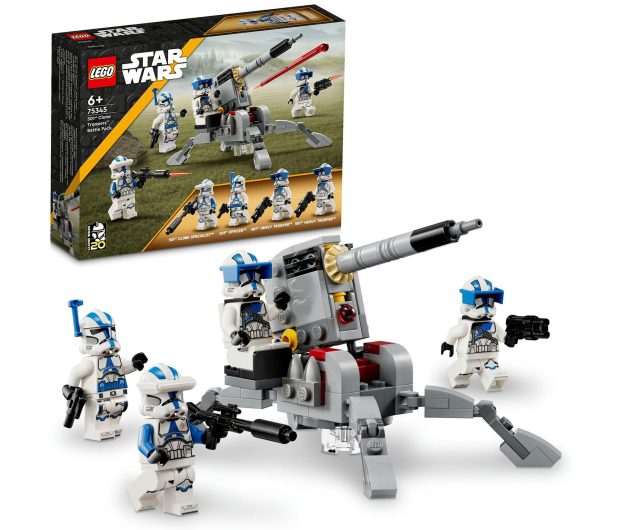 LEGO Star Wars 75345 Zestaw bitewny żołnierze-klony z 501 legionu - 1091282 - zdjęcie